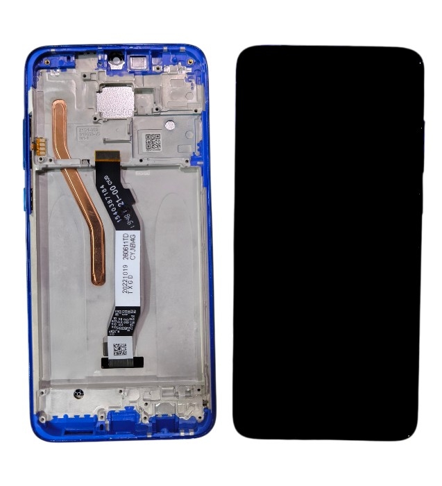 Note8pro blue ال سی دی اورجینال شیائومی بافریم آبی XIAOMI not8pro - Image 1